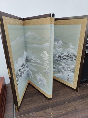 Lot 39 - Japanese style folding screen