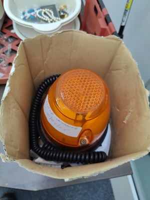 Lot 31 - Orange vehicle beacon light