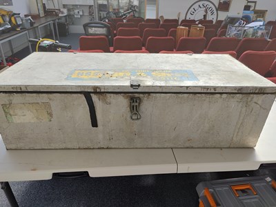 Lot 276 - Heavy metal storage box for vans