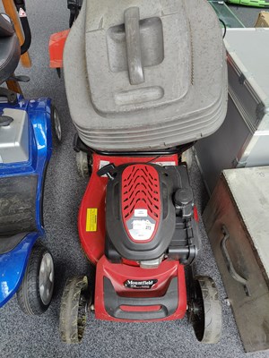 Lot 273 - Red mountfield petrol lawnmower