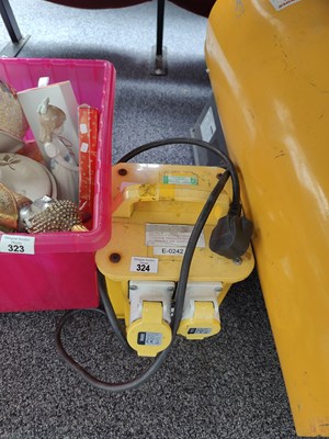 Lot 324 - 110v transformer tested working