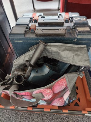Lot 297 - Crate of asstd Bosch tools untested