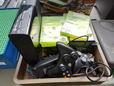 Lot 292 - Xbox console with games and accessories untested