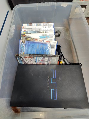 Lot 20 - Playstation 2 console with games and accessories untested