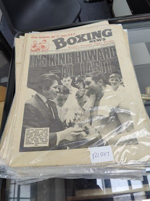 Lot 162 - Qty of boxing news papers
