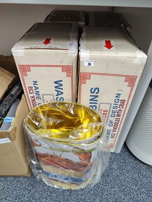 Lot 59 - Qty waste bins