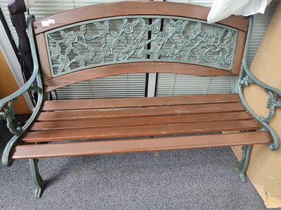 Lot 234 - Traditional style garden bench