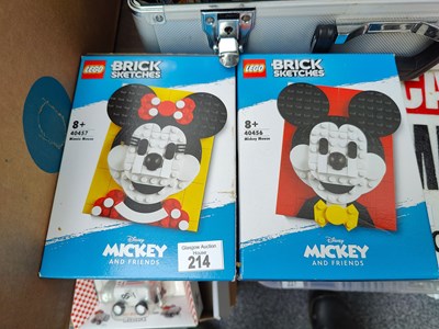 Lot 214 - 2 Lego Mickey and friends sets