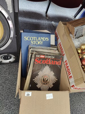 Lot 329 - Box of Scotland magazines