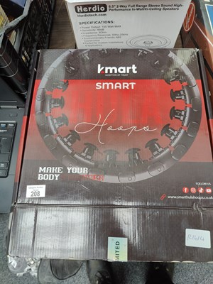 Lot 208 - Smart hula hoop in box