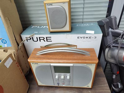 Lot 160 - Pure evoke 3 DAB radio with pure xt1