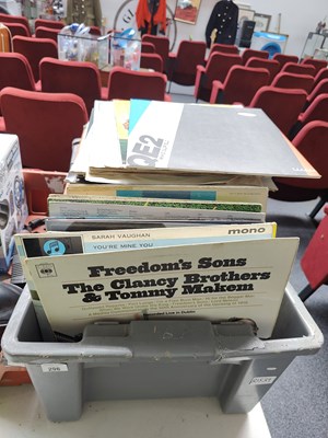 Lot 296 - Box of vinyl records