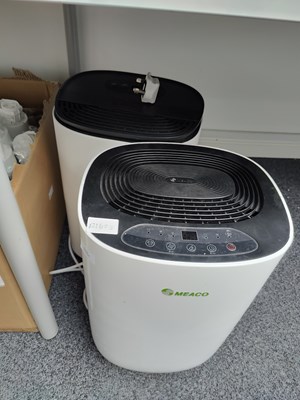 Lot 50 - Meaco set of 2 fans untested