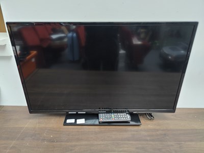 Lot 223 - Panasonic television with remote and stand tested working