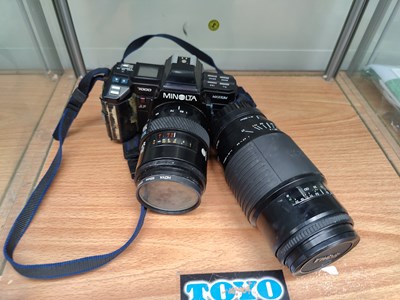 Lot 103 - Minolta slr camera and lens