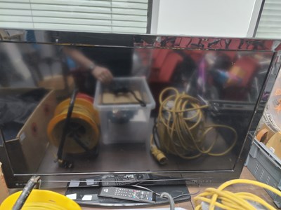 Lot 150 - Jvc television with remote tested working