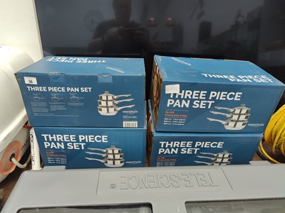 Lot 36 - 4 boxes of pan sets
