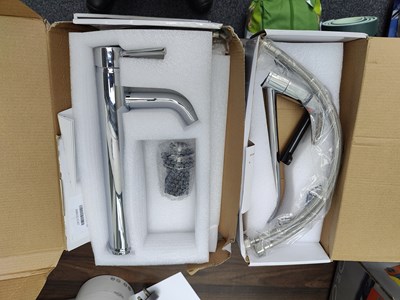 Lot 145 - Pair of stylish modern taps in boxes