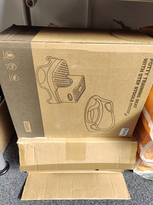 Lot 48 - Booster seat with potty training seat, stool and high chair/ table