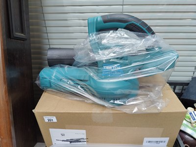 Lot 201 - Electric Leaf blower compatible with Makita battery
