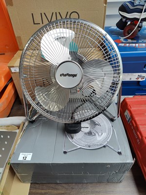 Lot 12 - Small Chrome Desk fan