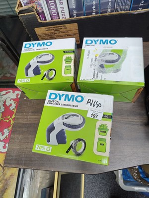 Lot 197 - 3x Dymo omega embosser
