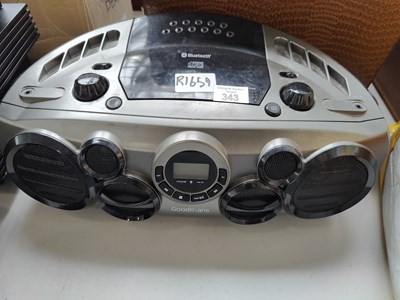 Lot 343 - Good mans Bluetooth stereo untested