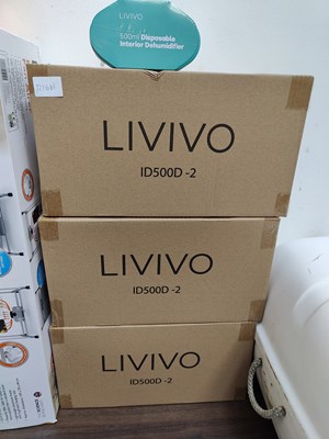 Lot 24 - 3 boxes containing 500ml disposable interior dehumidifier