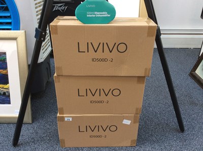 Lot 158 - 3 boxes containing 500ml disposable interior dehumidifier