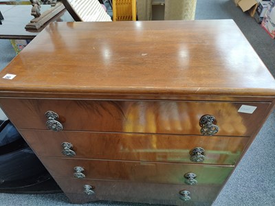 Lot 282 - Wooden chest of drawers