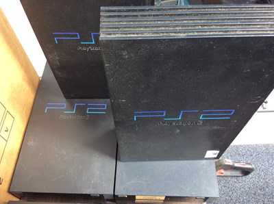 Lot 46 - 4 Untested PS2 console base units