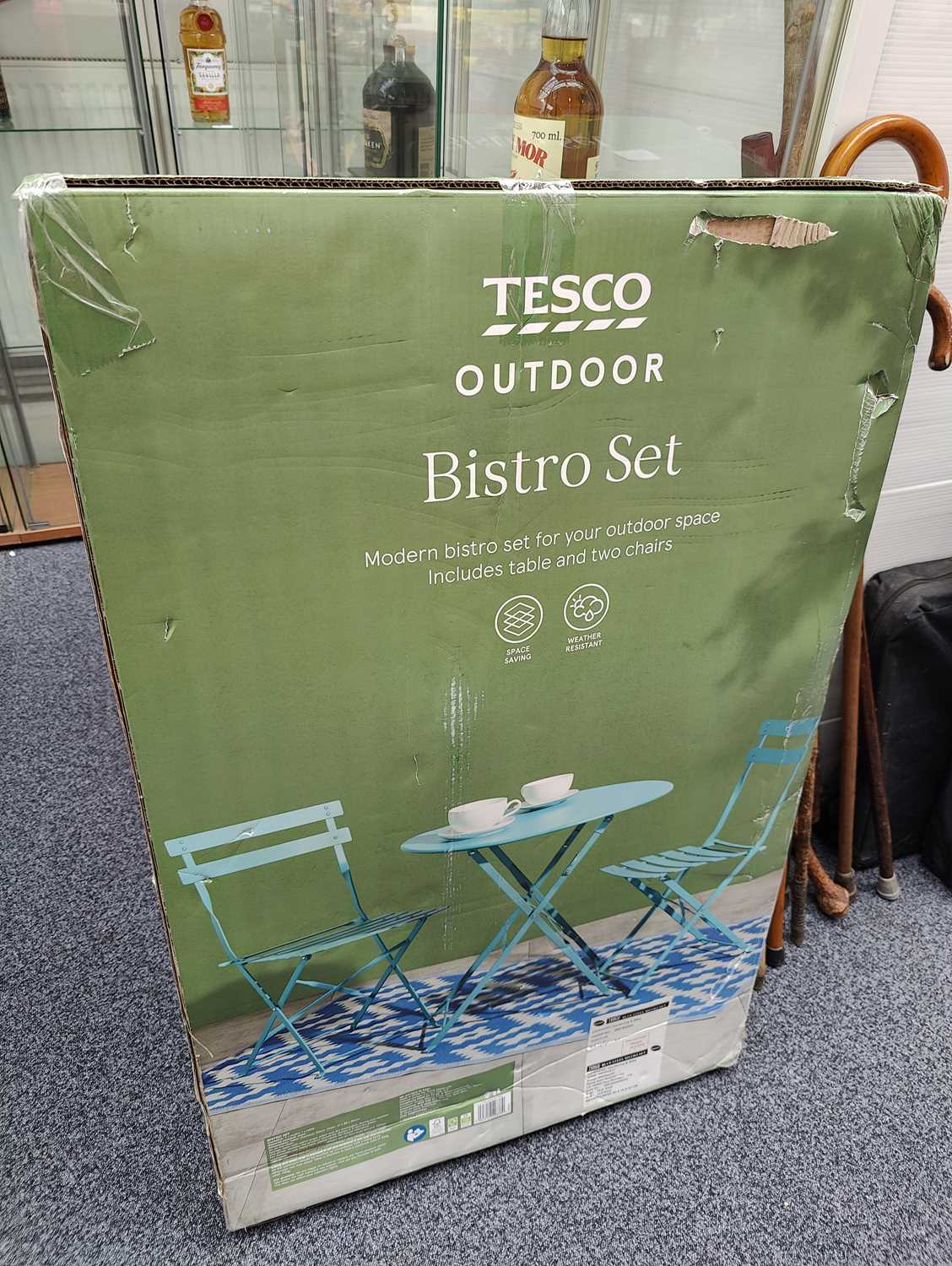 Lot 135 - Tesco outdoor bistro table set
