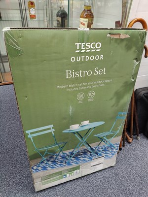Lot 135 - Tesco outdoor bistro table set