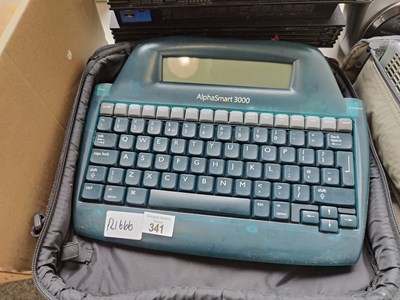 Lot 341 - Alphasmart 3000 word processor in carry bag