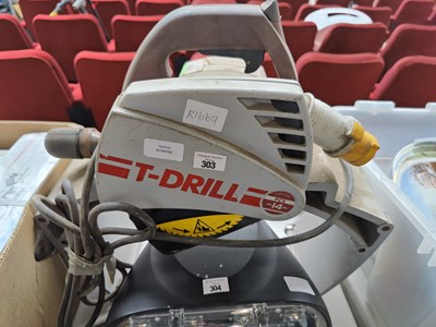 Lot 338 - Tdrill pipe cutter 110v