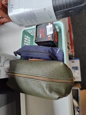 Lot 332 - British Airways First Class Vintage travel bags plus speaker