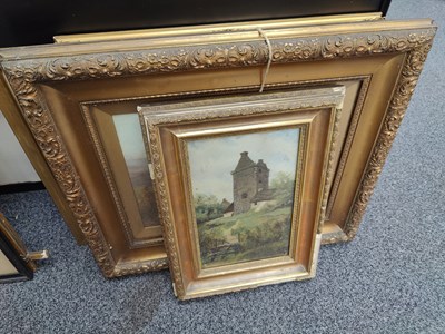 Lot 163 - Bundle of vintage framed pictures as viewed