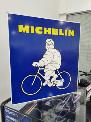 Lot 159 - Michelin metal double sided advertising sign in excellent condition