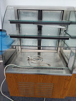 Lot 254 - Cafe food serving unit for warm food