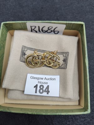 Lot 184 - Earrings bearing GG logo
