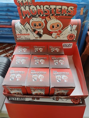Lot 336 - Qty of The monsters keychains in display boxes