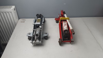 Lot 364 - 2x 2 ton Trolley jacks