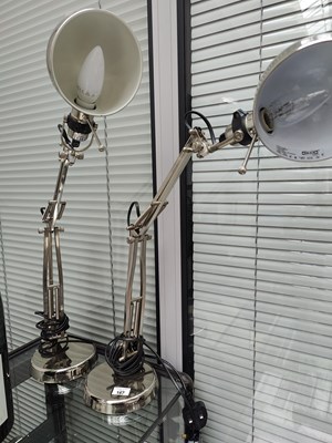 Lot 167 - Pair of IKEA angle poise style lamps