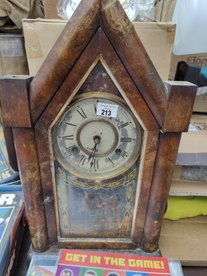 Lot 213 - Decorative church shape clock