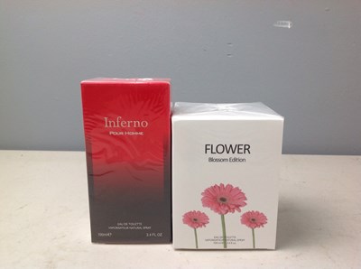 Lot 106 - Inferno & Flower fragrances sealed