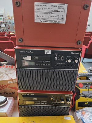 Lot 311 - Bundle of coomber educational audio equipment