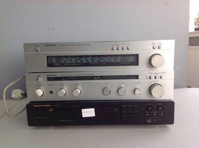 Lot 30 - Mix of 3 music separates including Sanyo and marantz