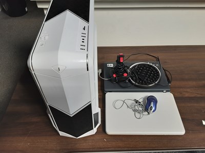 Lot 18 - Qty of Computer Equipment, Two Laptops & One Base