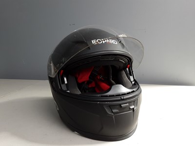Lot 139 - Lepoard Motorbike Helmet