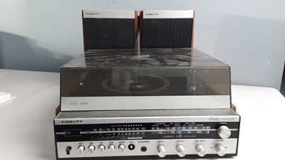 Lot 160 - Fidelity Record Player & Speakers